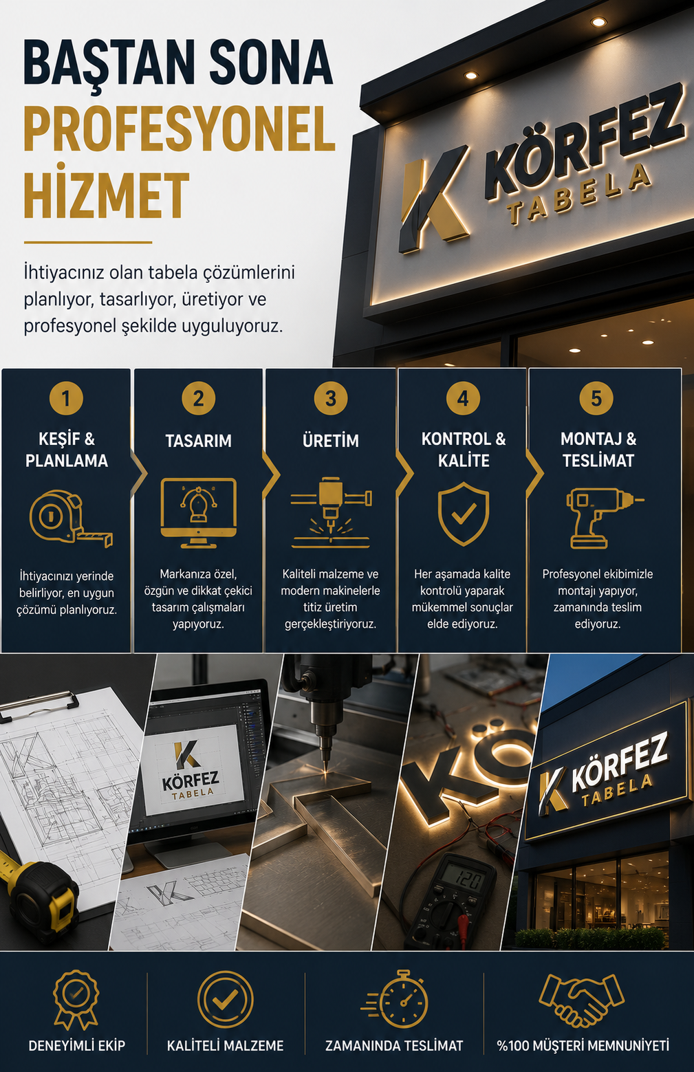 Baştan Sona Profesyonel Hizmet