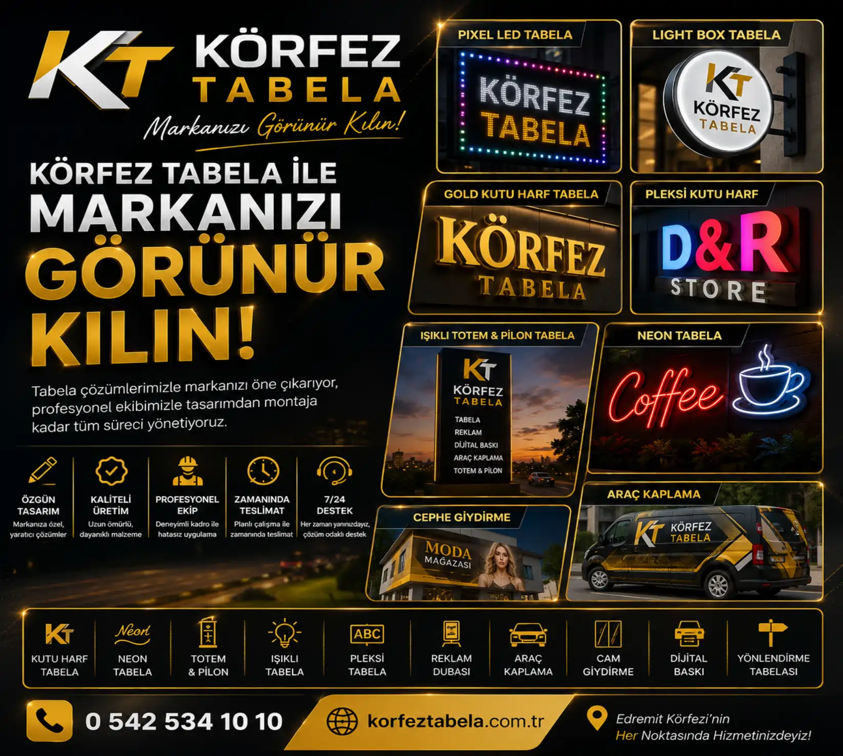 Körfez Tabela — Reklam ve tabela